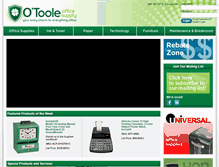 Tablet Screenshot of otooleofficesupply.com